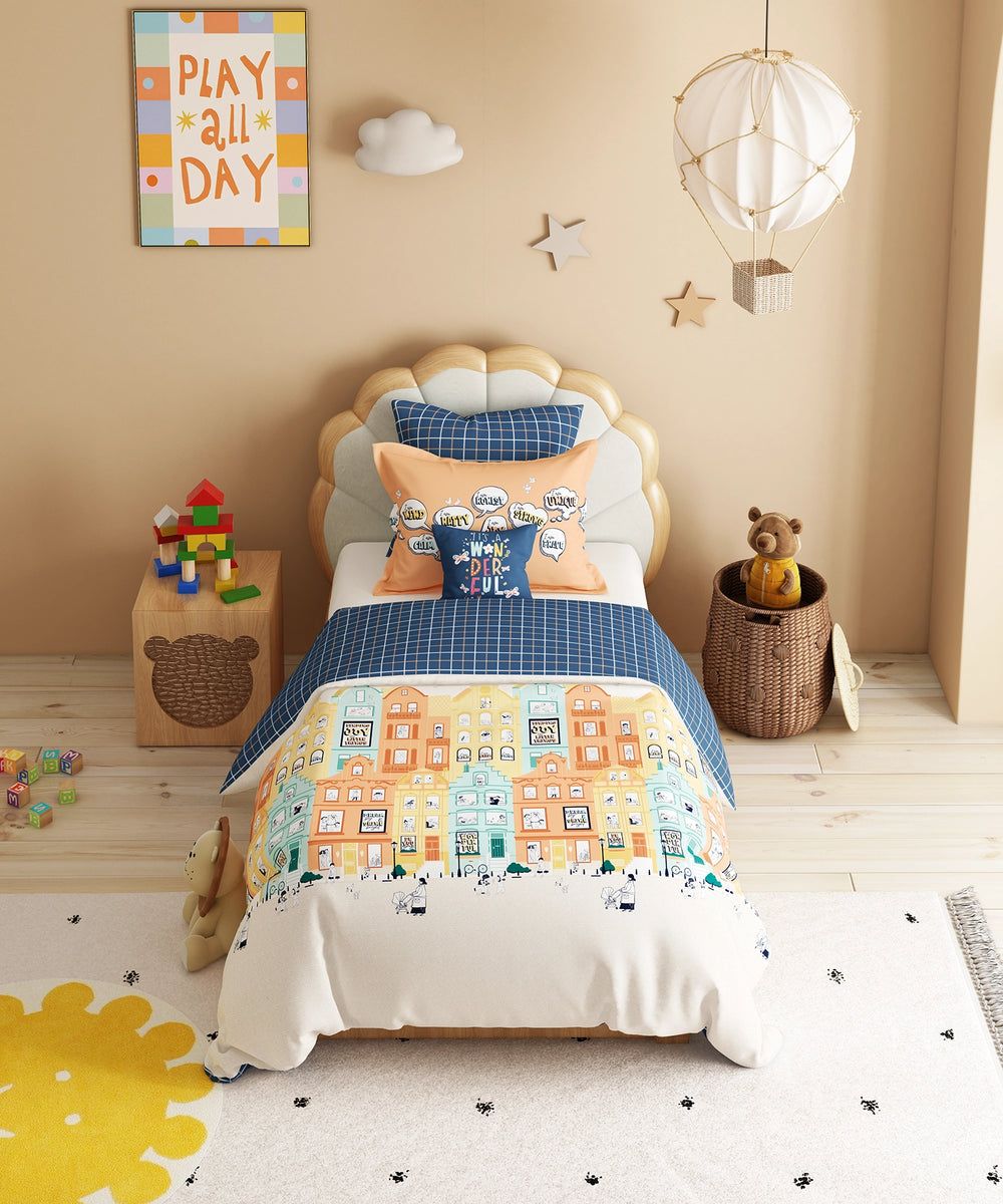 Day Doodle Bedsheet Set, image 2 of 4
