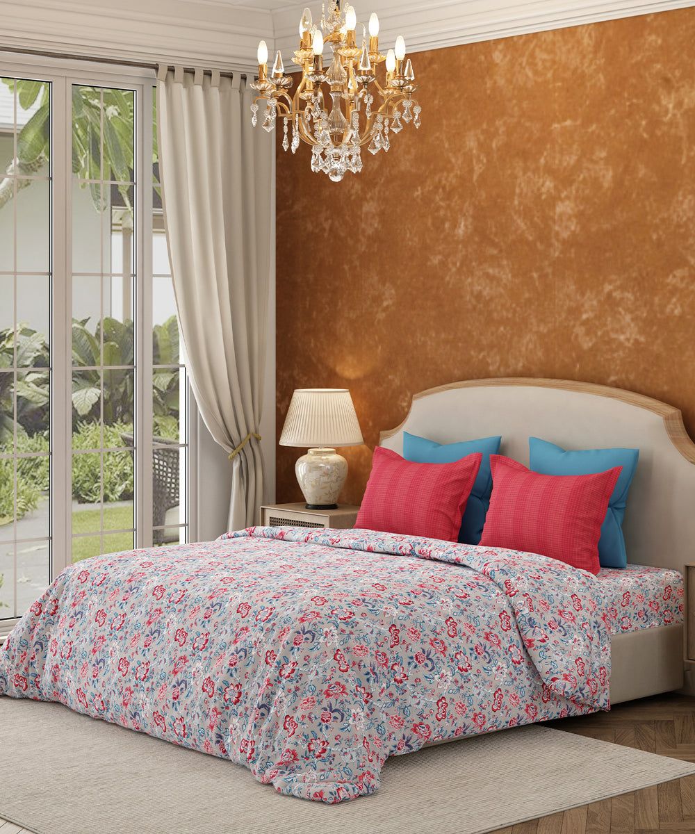 Nargis Floral Bedsheet Set, image 2 of 4