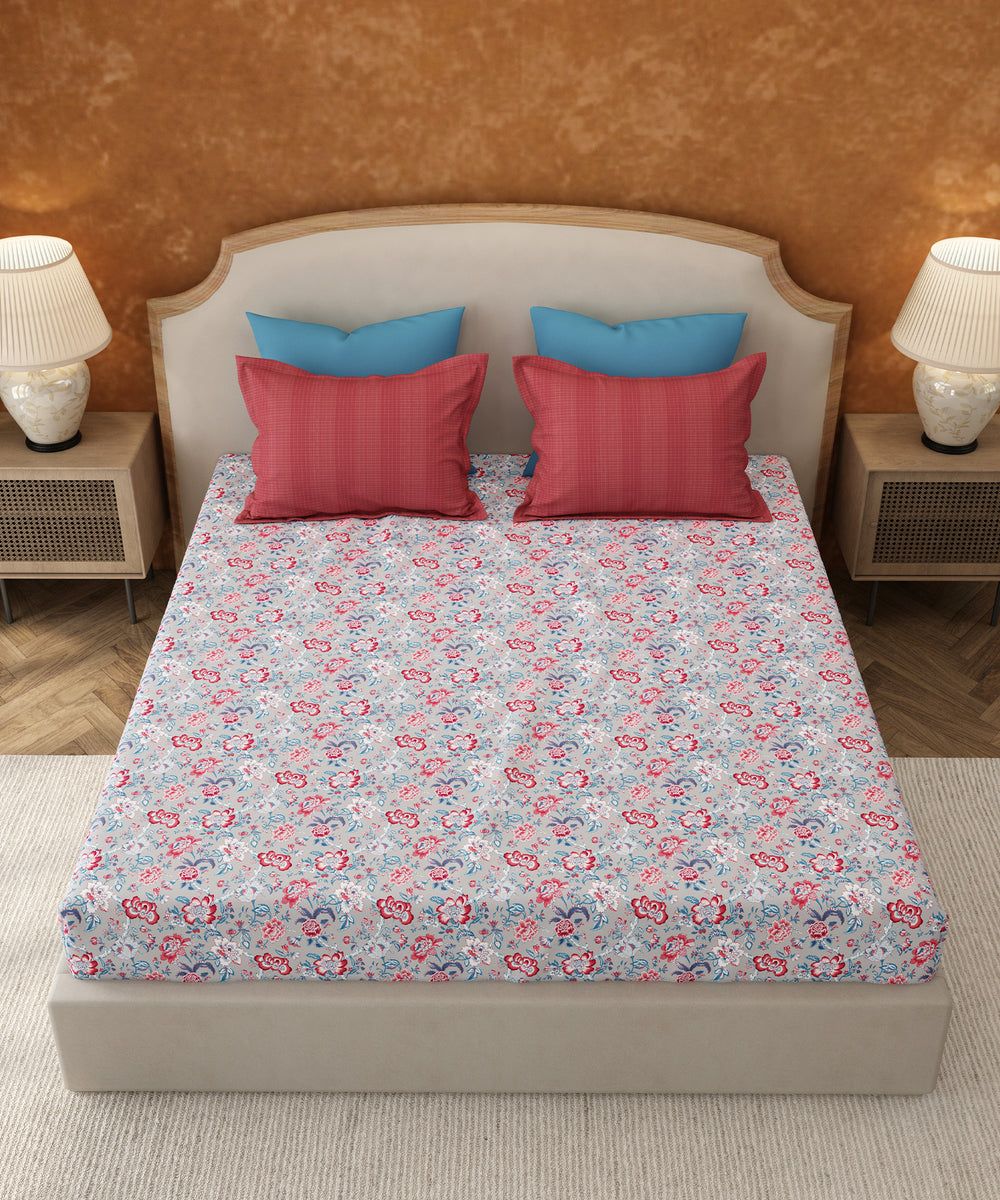 Nargis Floral Bedsheet Set, image 4 of 4