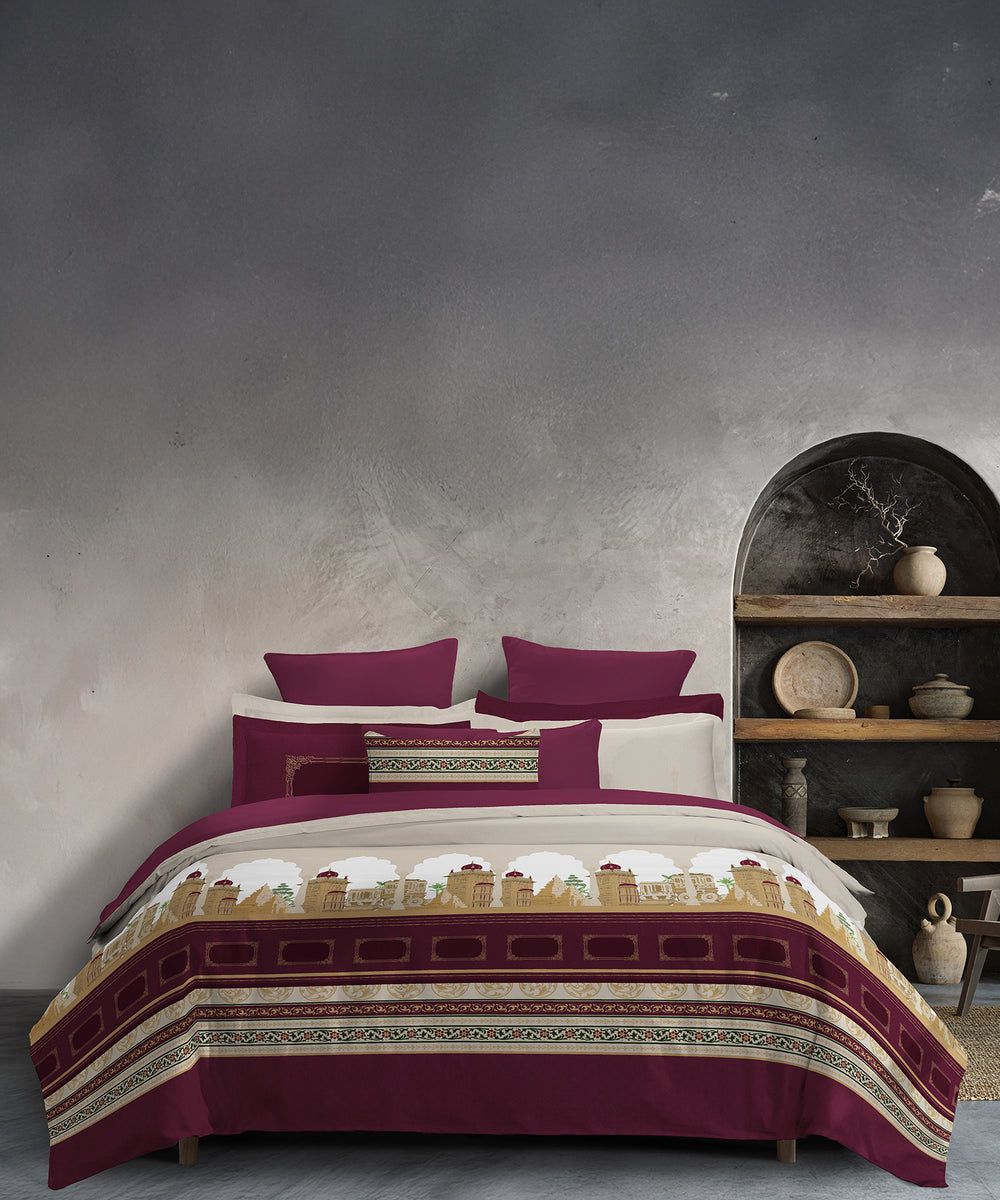 Golden Chariot Bedsheet Set