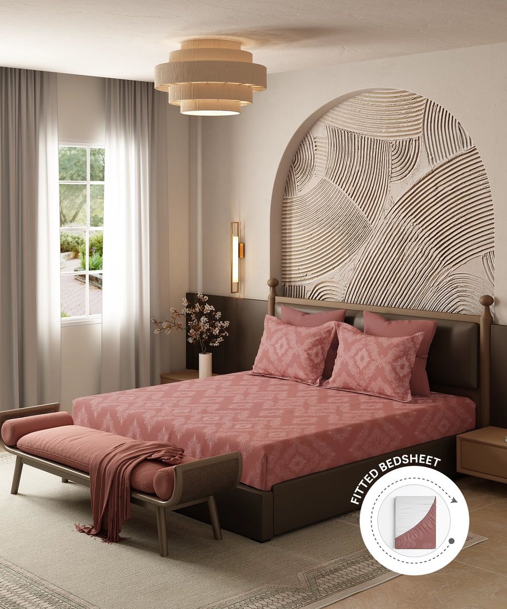 Sanjh Fitted Bedsheet Set