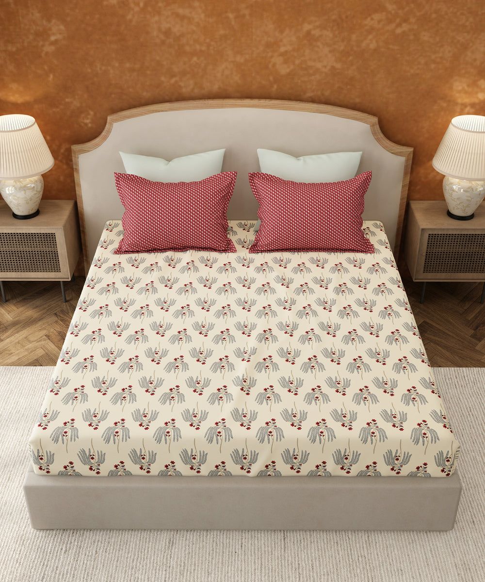 Ikra Floral Bedsheet Set, image 4 of 5