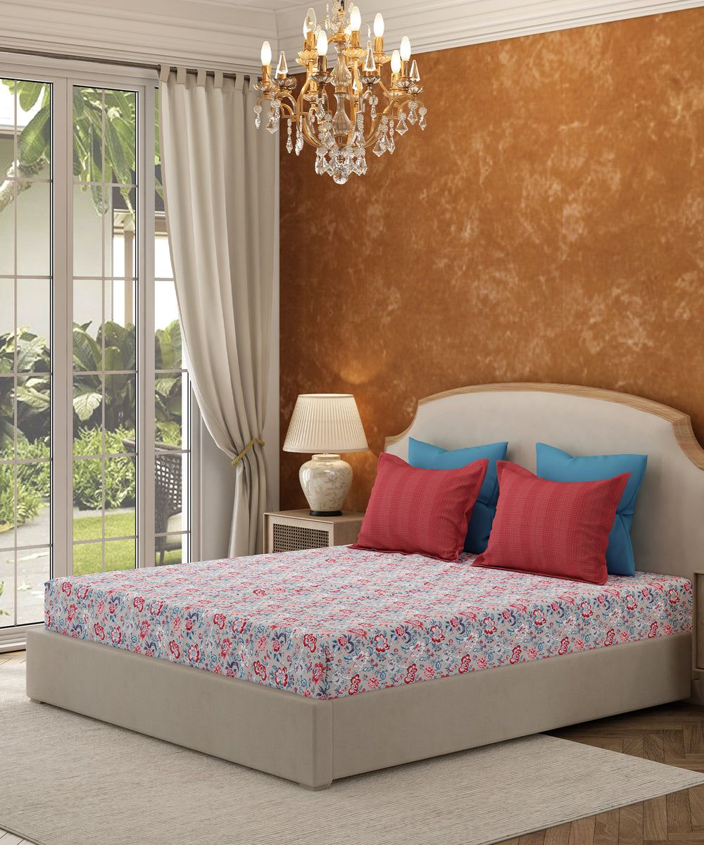 Nargis Floral Bedsheet Set, image 3 of 4