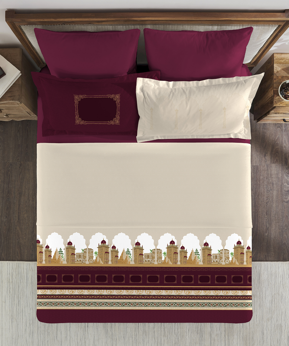 Golden Chariot Bedsheet Set, image 3 of 4
