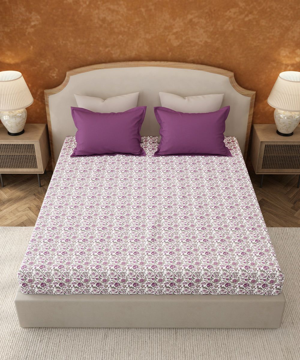 Rekh Floral Bedsheet Set, image 4 of 5