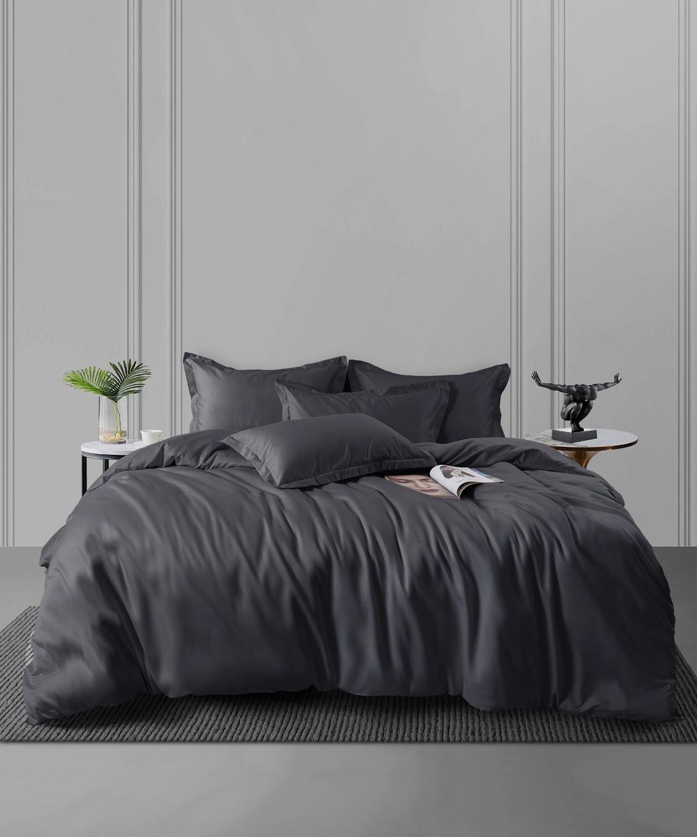 Dark Solid Bedsheet Set